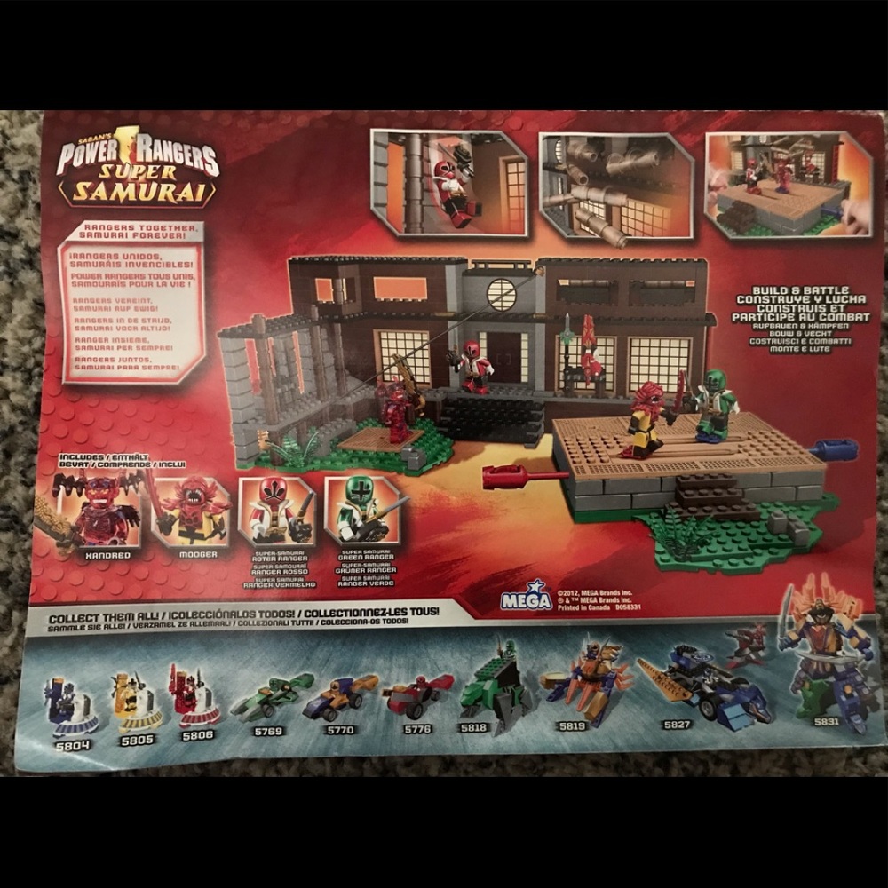Mega Blocks/Lego Power Ranger Samurai Building - Picture 4 of 7